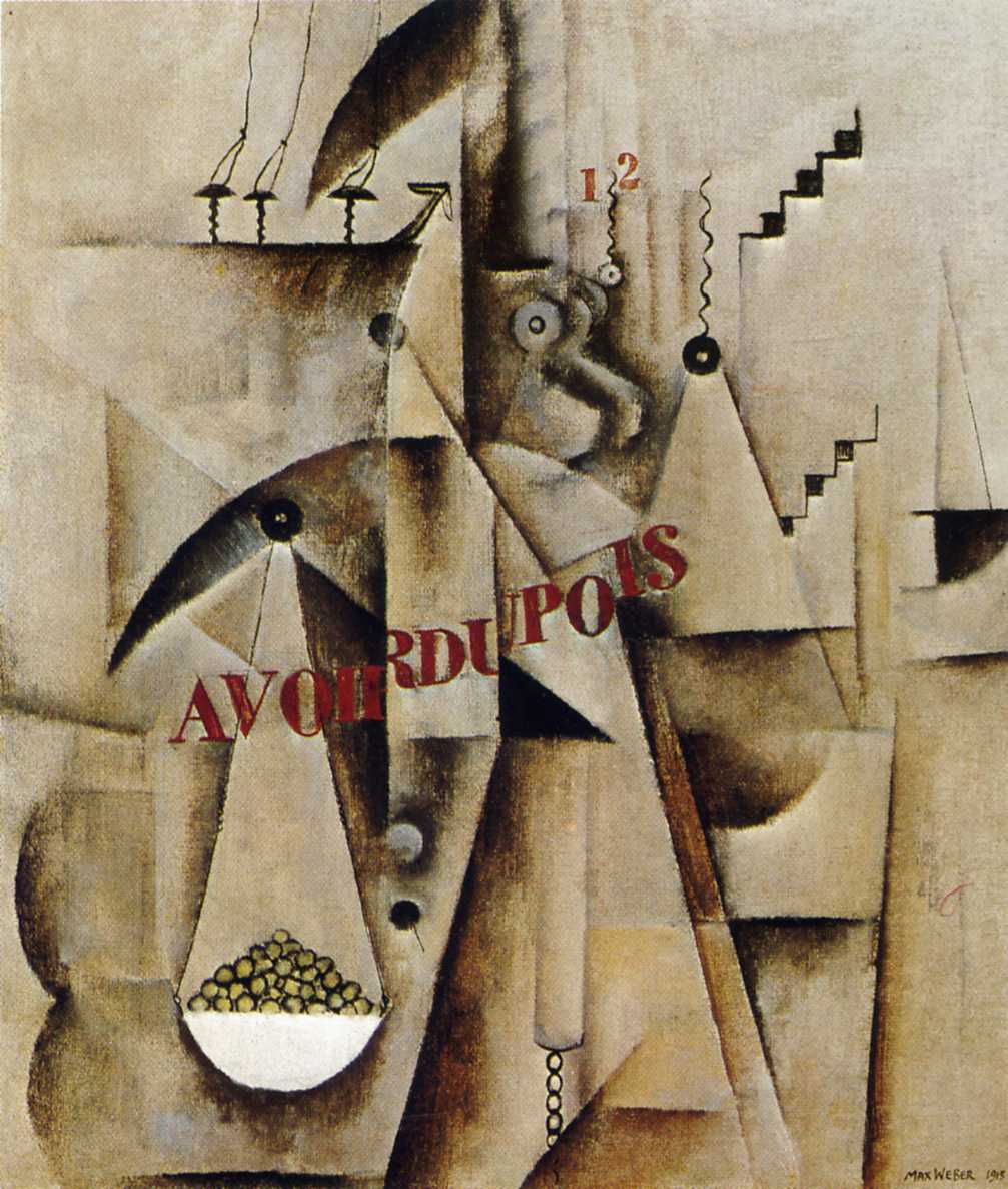 Avoirdupois (1915) - Max Weber Tablo