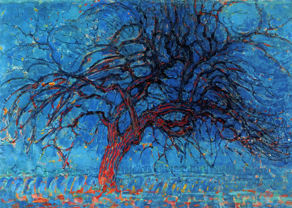 Avond (Evening) The Red Tree (1908) - Piet Mondrian Tablo