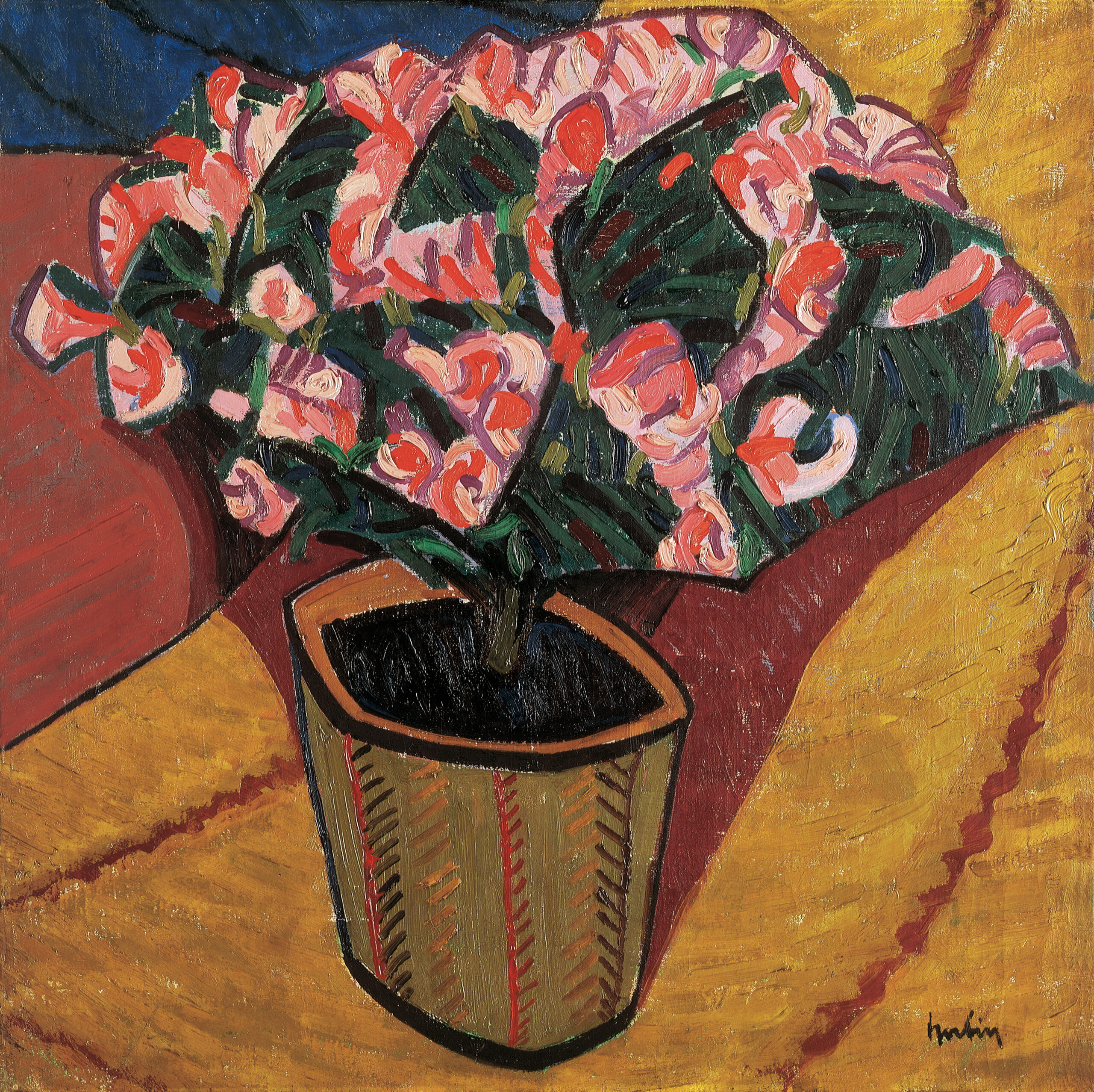 Azalées (1905) - Auguste Herbin Tablo