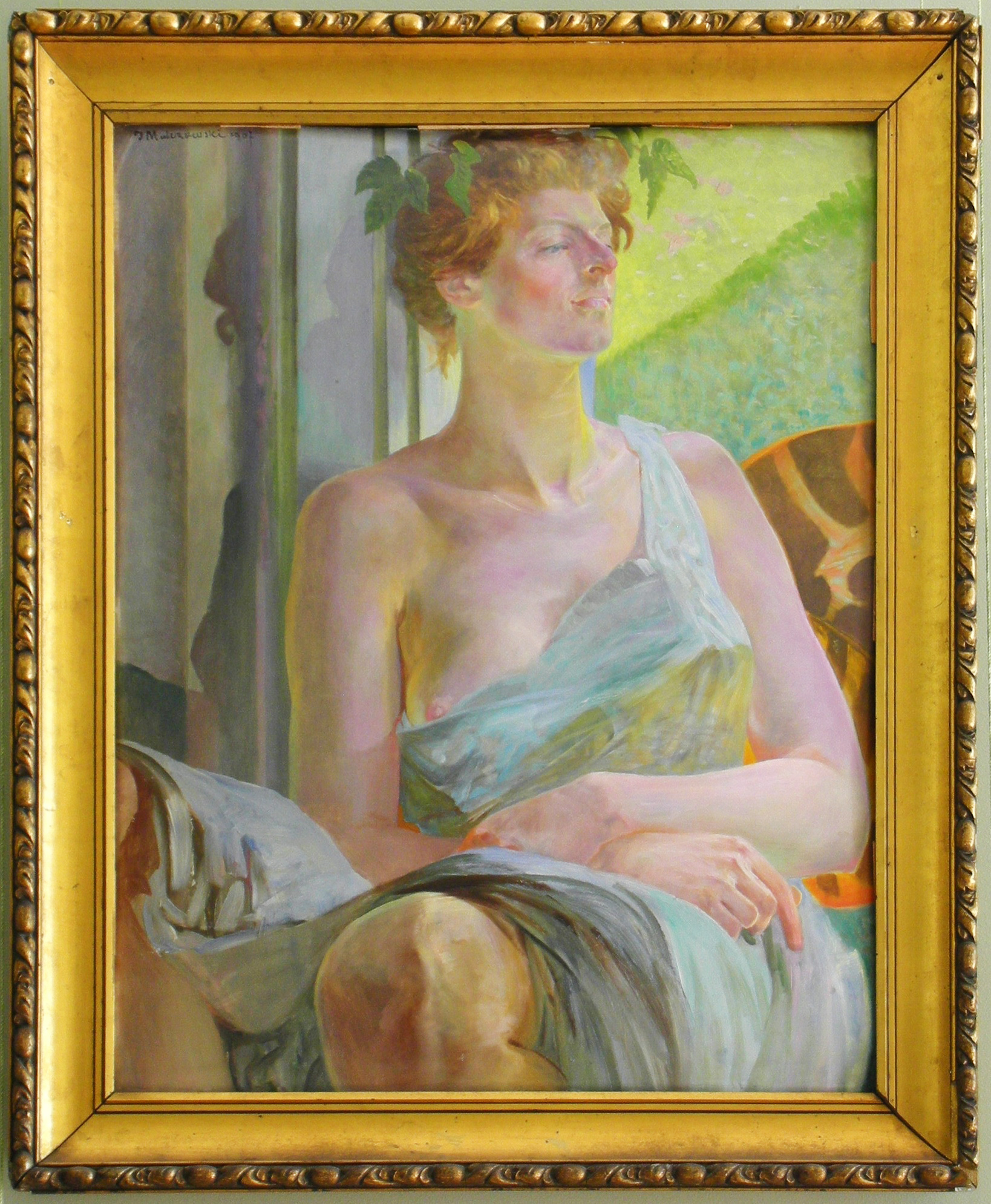 Bacchante (Portrait of Maria Bal) - Jacek Malczewski Tablo