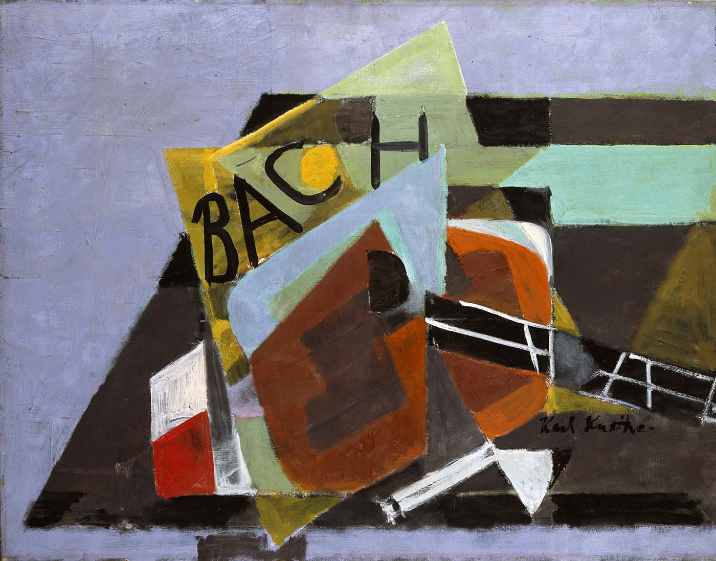 Bach (1953) - Karl Knaths Tablo