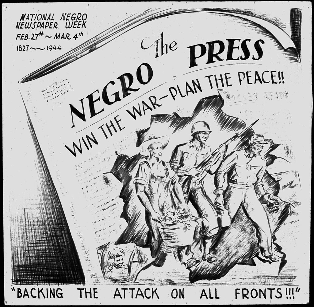 Backing the Attack on All Fronts!!! (1943) - Charles Alston Tablo
