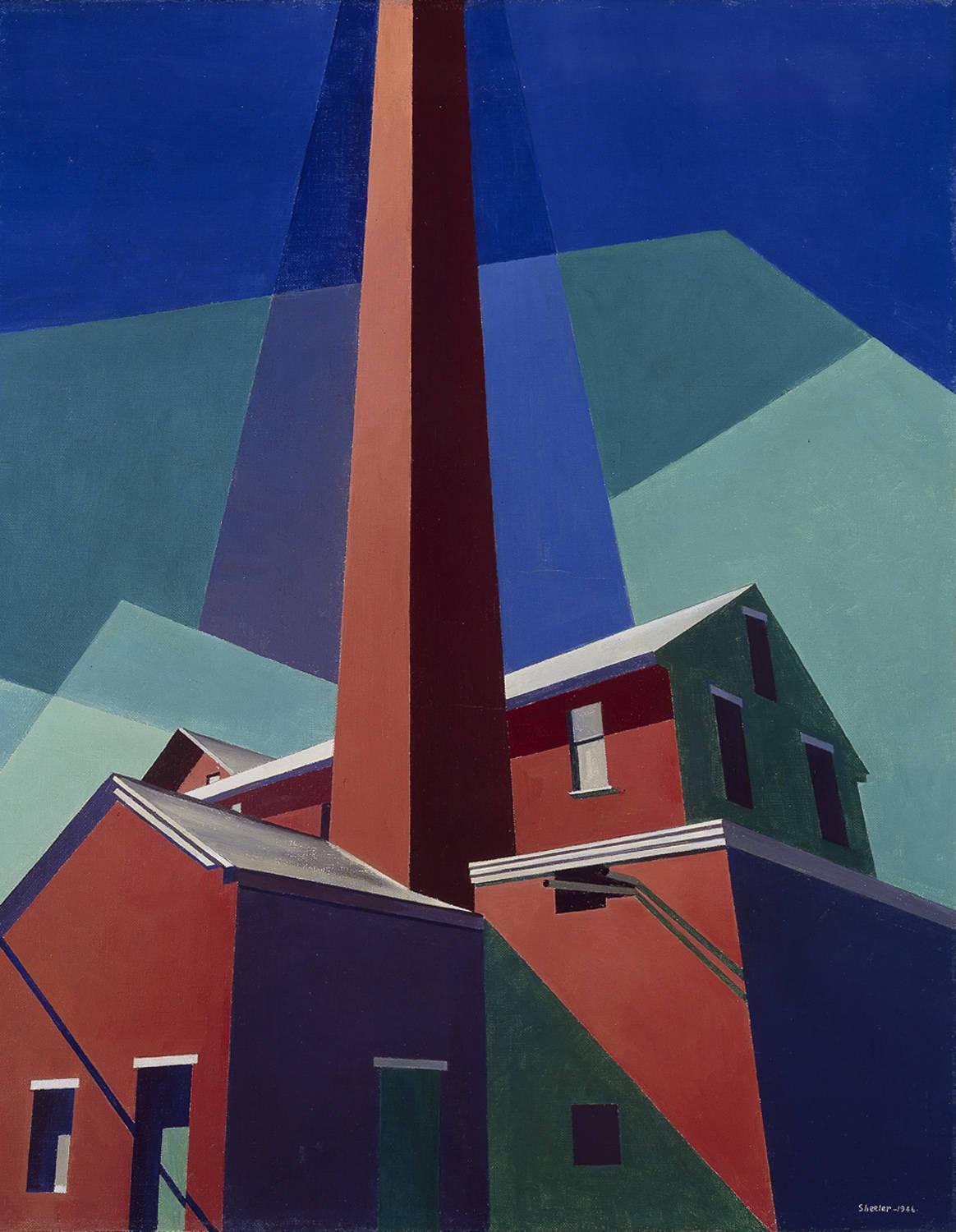 Ballardvale (1946) - Charles Sheeler Tablo