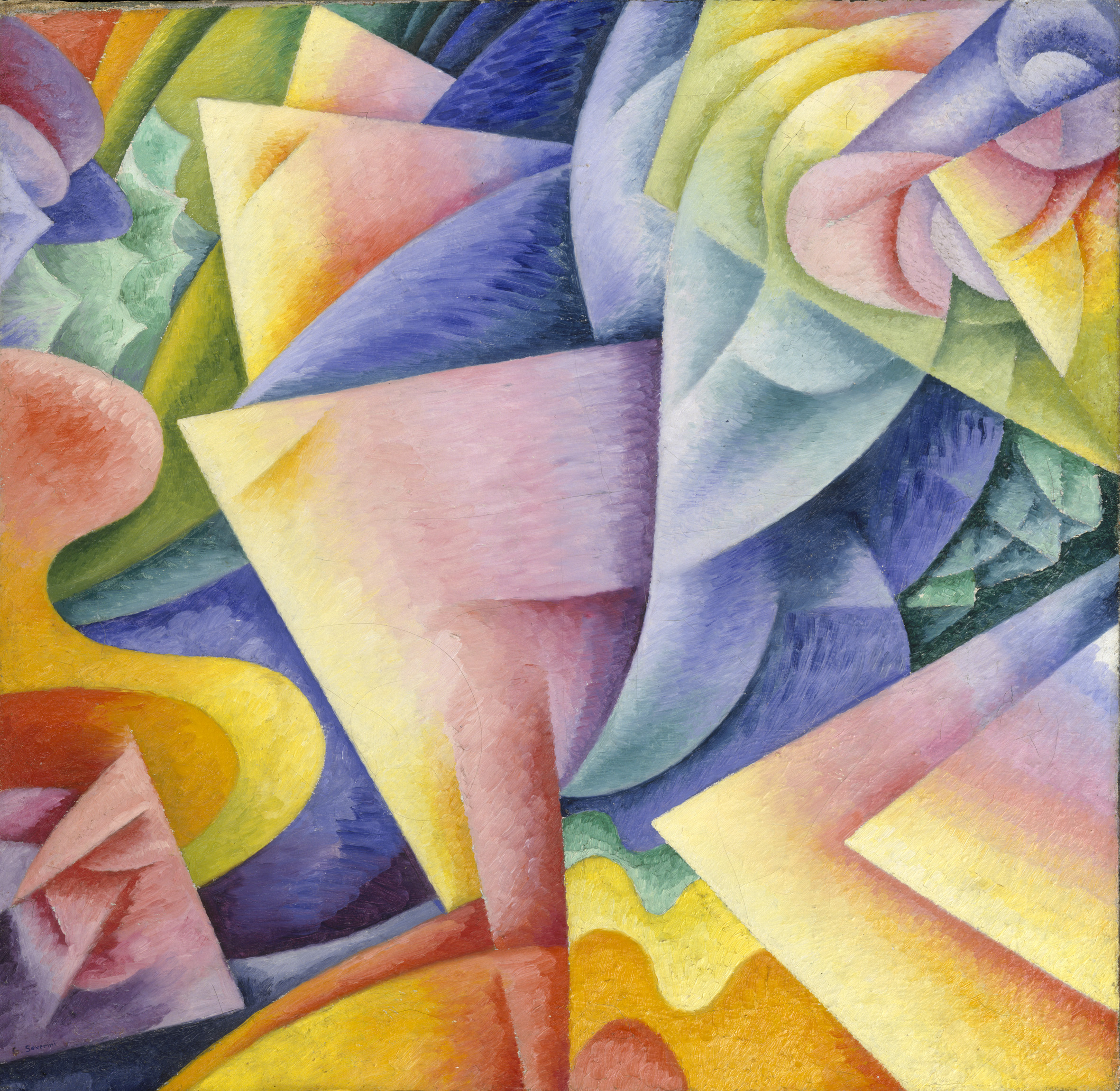 Ballerina Bow Sea - Gino Severini Tablo