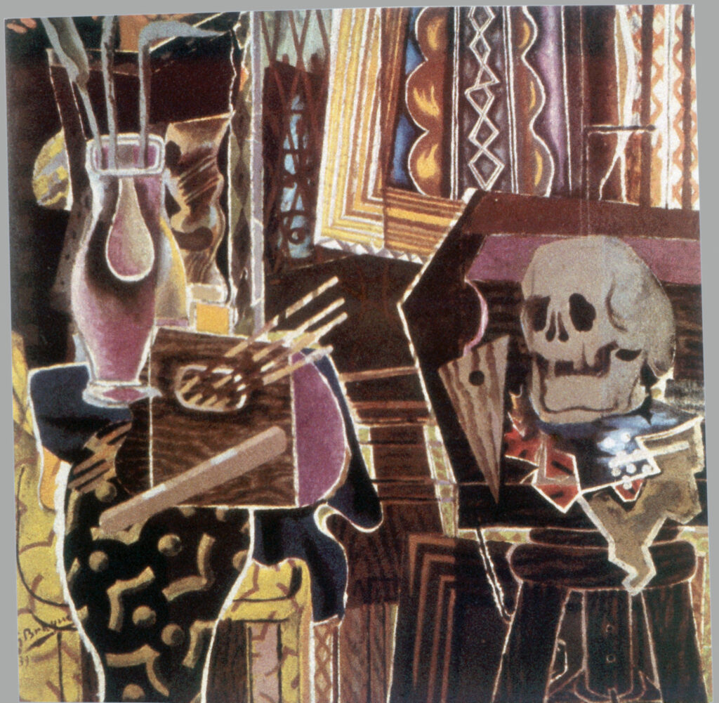 Balustre et Crane (1938) - Georges Braque Tablo