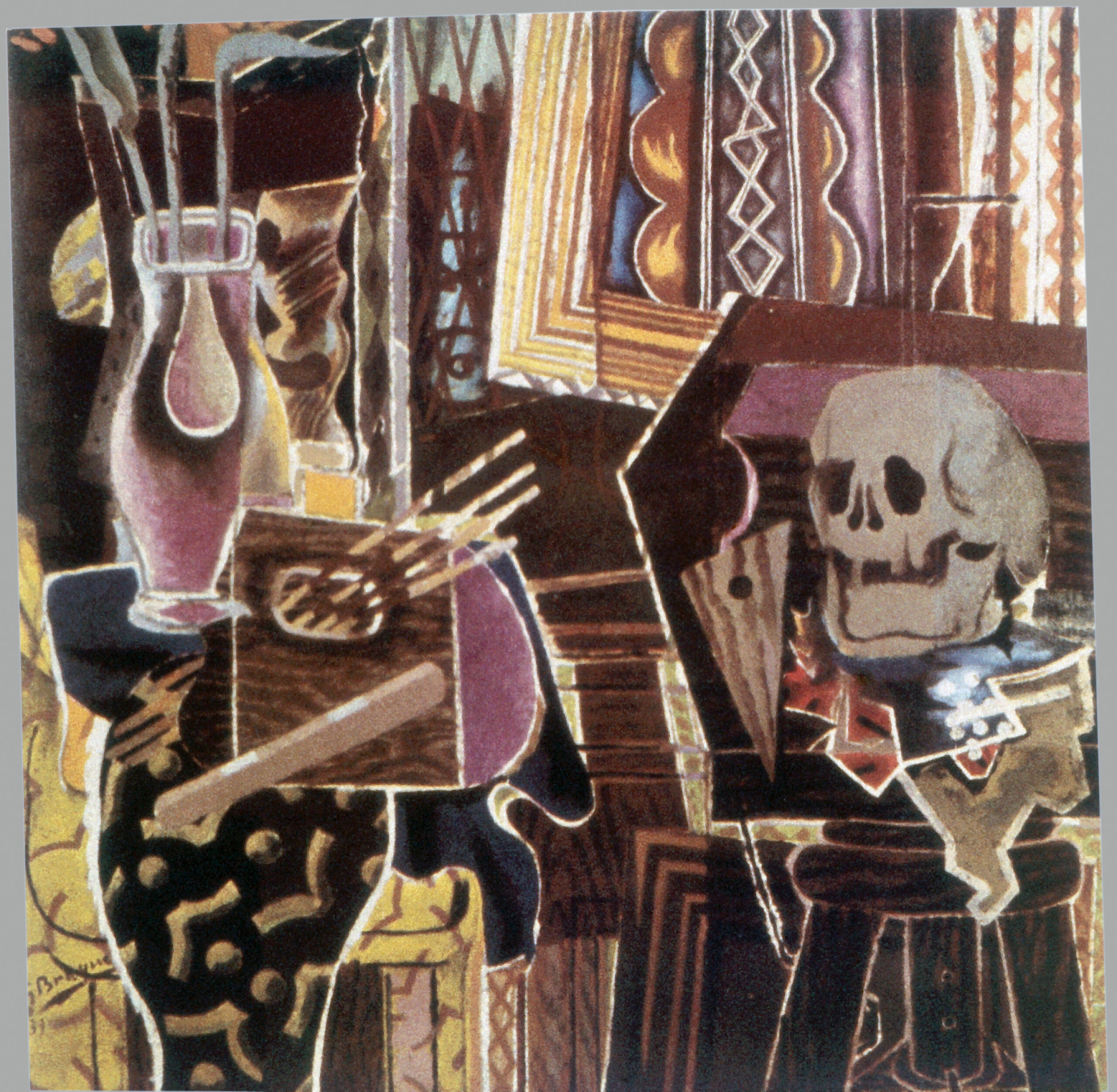 Balustre et Crane (1938) - Georges Braque Tablo