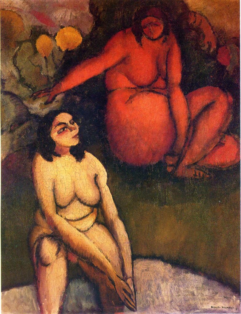 Baptism (1911) - Marcel Duchamp Tablo