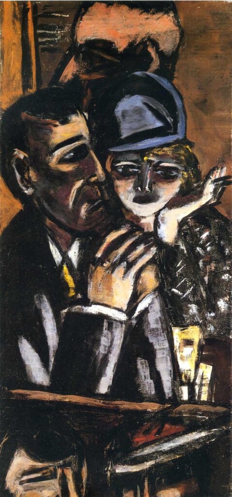 Bar Brown (1944) - Max Beckmann Tablo