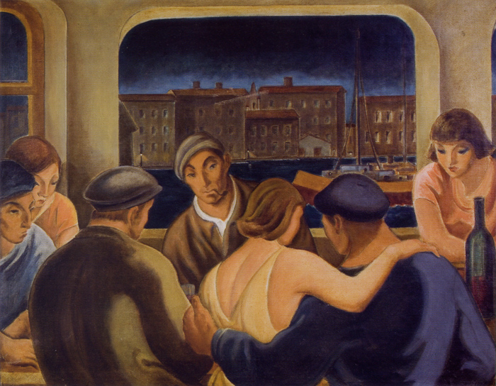Bar De Puerto (1940) - Carlos Quizpez Asín Tablo