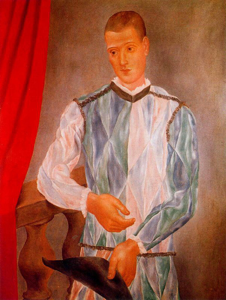 Barselona harlequin (1917) - Pablo Picasso Tablo