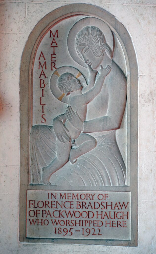 Bas Relief in the Parish Church of Lapworth, Warwickshire, England (1929) – Eric Gill Tablo