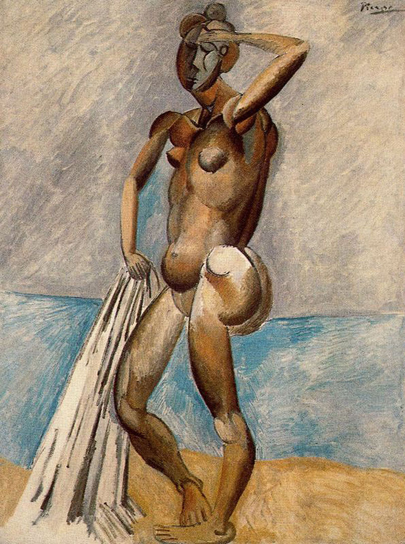 Bather (1908) - Pablo Picasso Tablo