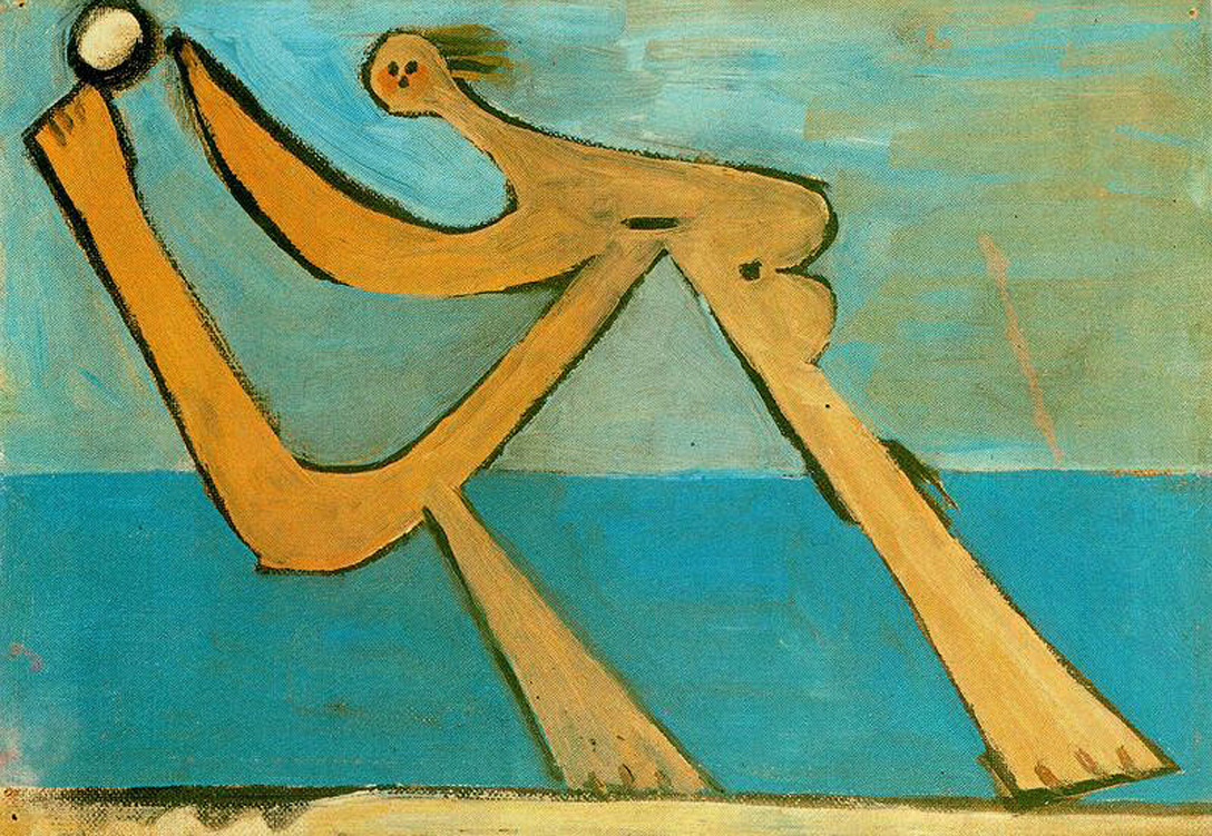 Bather (1928) - Pablo Picasso Tablo