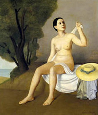 Bather – Antonio Donghi Tablo