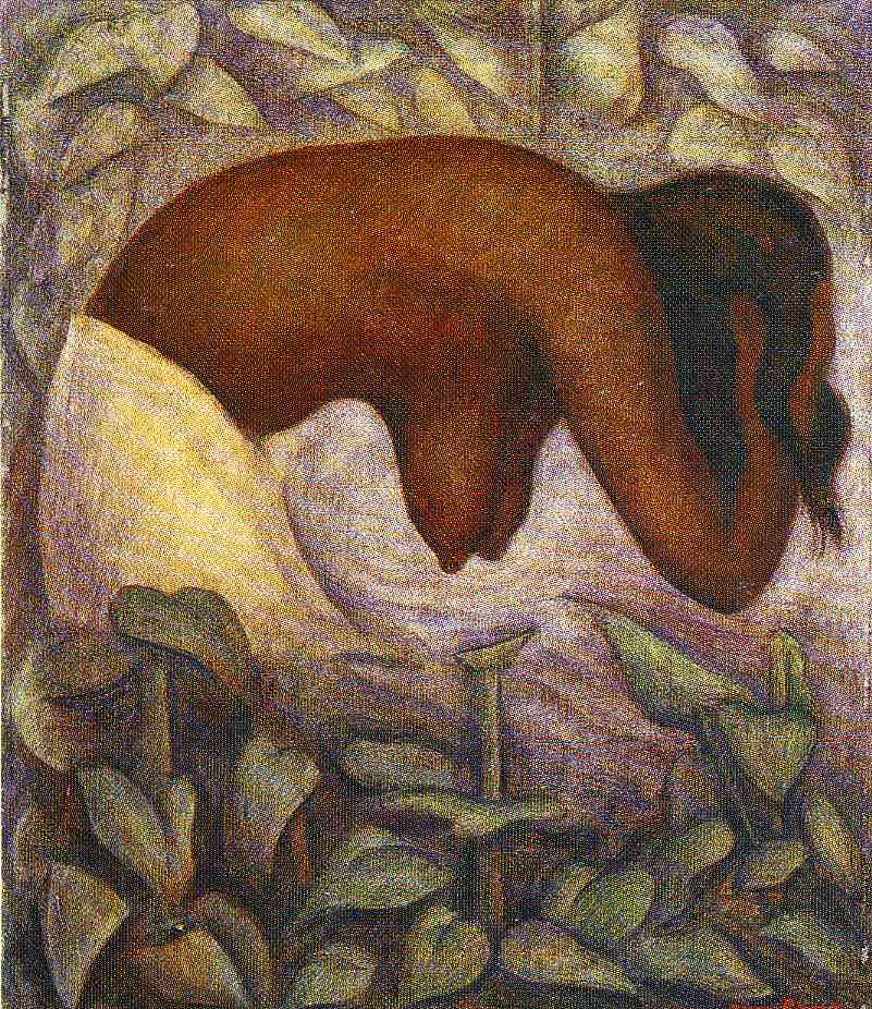 Bather of Tehuantepec (1923) – Diego Rivera Tablo