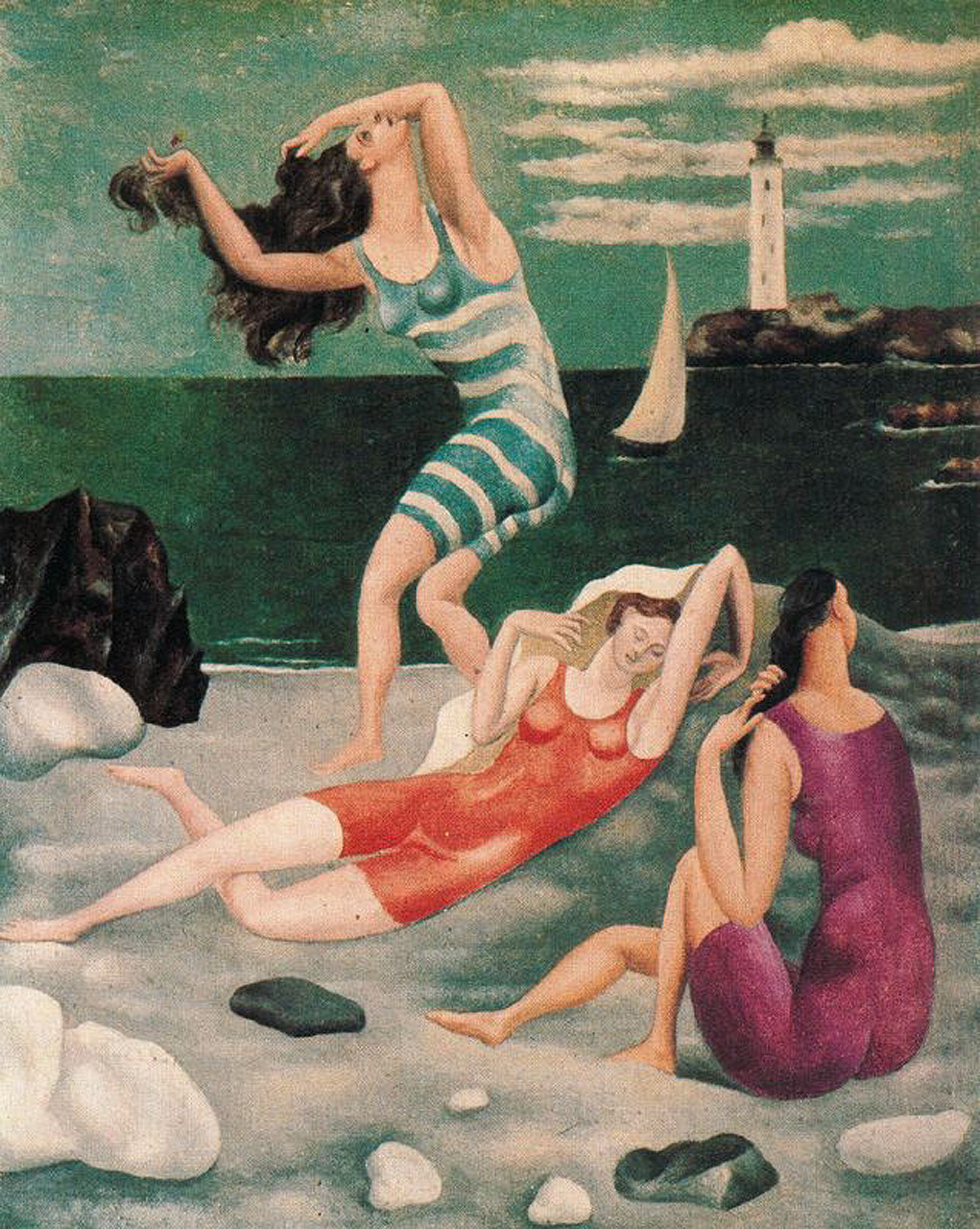 Bathers (1918) - Pablo Picasso Tablo