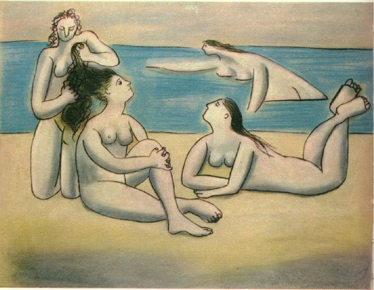 Bathers (1920) - Pablo Picasso Tablo