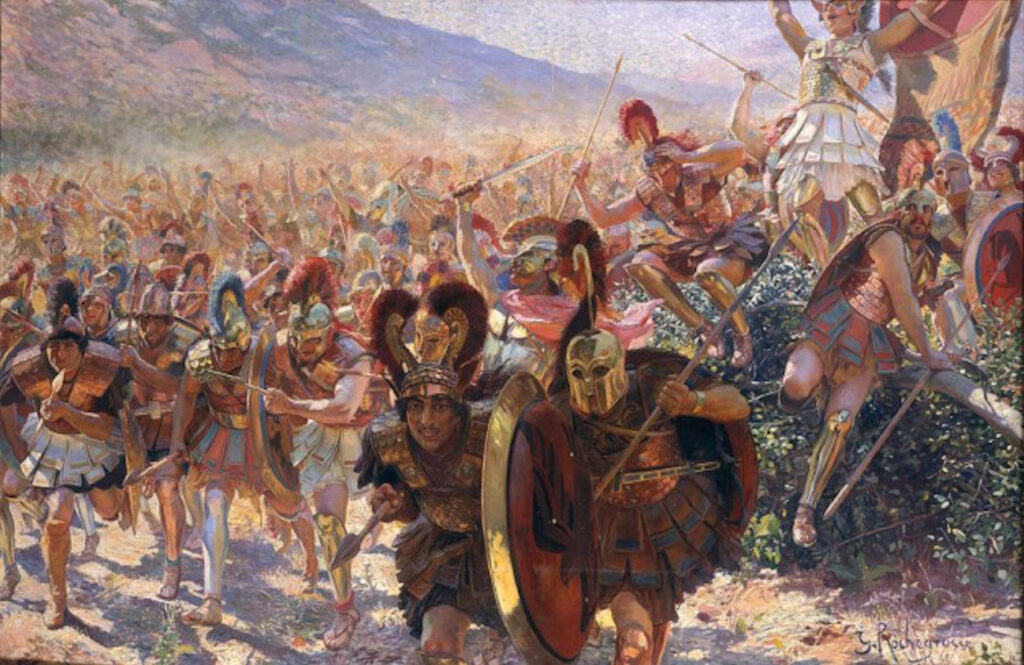 Battle of Marathon (1911) - Georges Rochegrosse Tablo