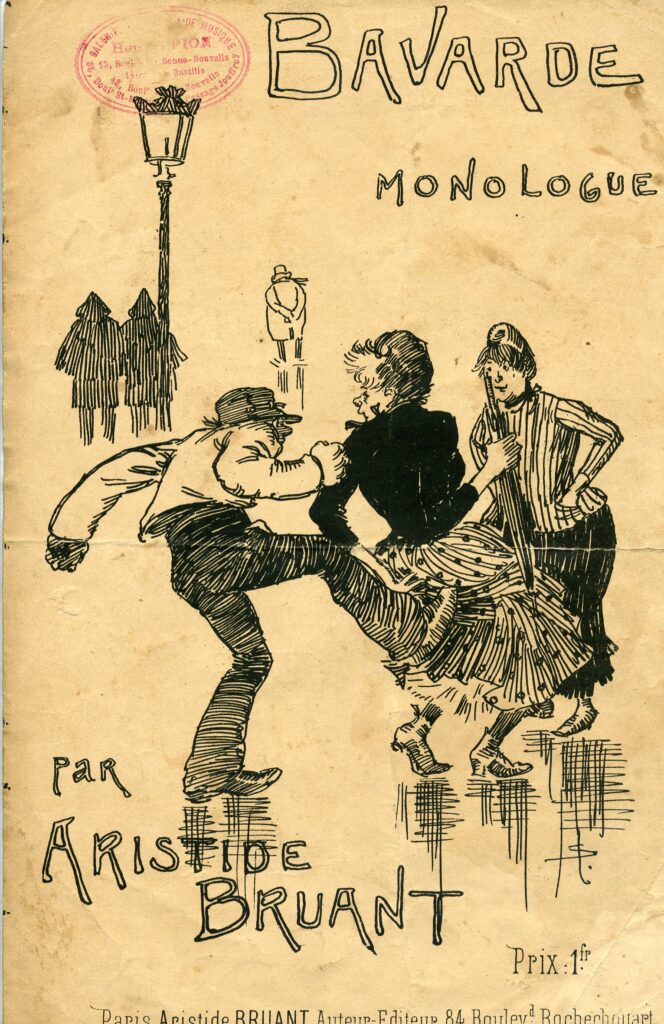 Bavarde (1889) - Théophile Steinlen Tablo