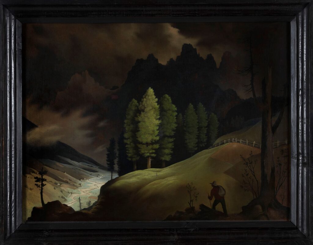 Bavarian Landscape - Franz Sedlacek Tablo