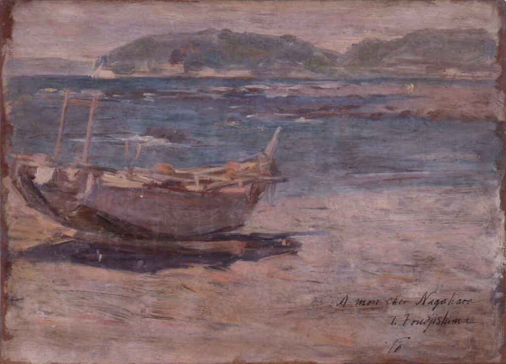 Beach (1898) - Fujishima Takeji Tablo