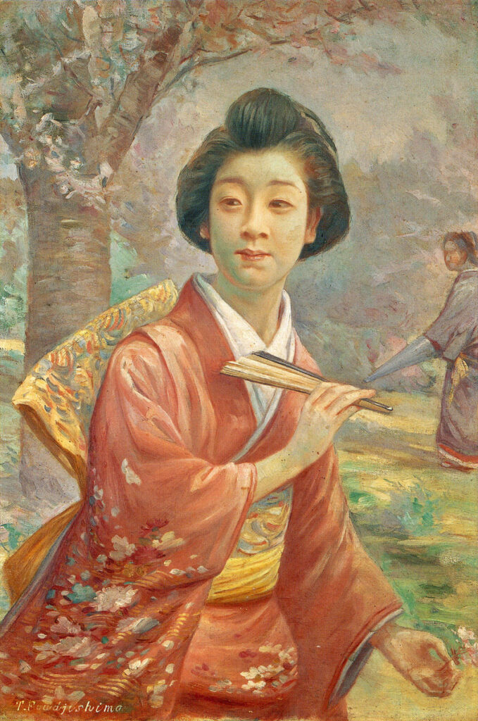 Beauty Under a Cherry – Fujishima Takeji Tablo
