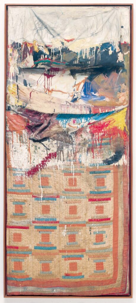 Bed (1955) - Robert Rauschenberg Tablo