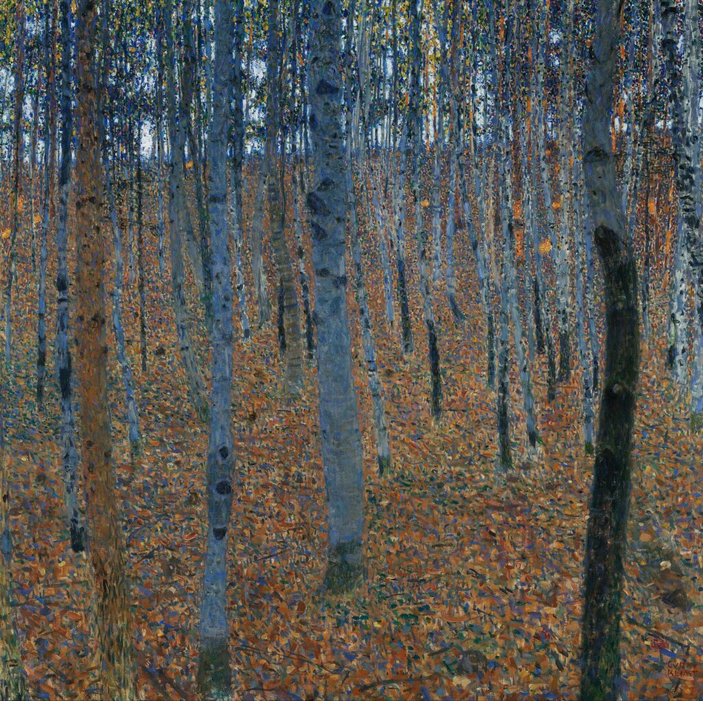 Beech Grove I (1902) - Gustav Klimt Tablo