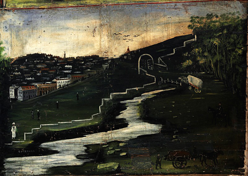 Belakani (part of Tapestry in six paintings) – Niko Pirosmani Tablo