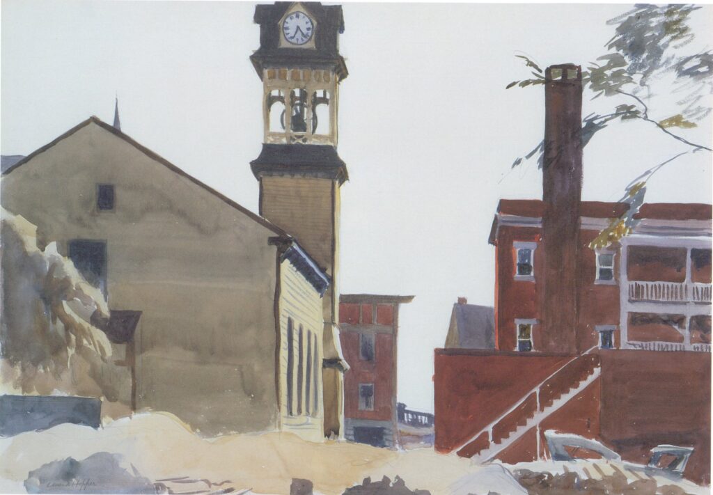 Bell Tower (1923) - Edward Hopper Tablo