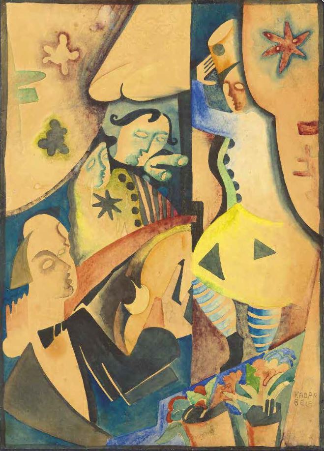 Berlini Kabaré (1920) - Béla Kádár Tablo