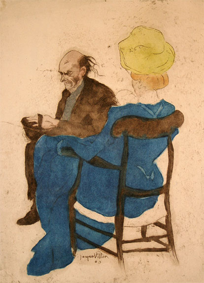 Bibi shining shoes (1900) - Jacques Villon Tablo