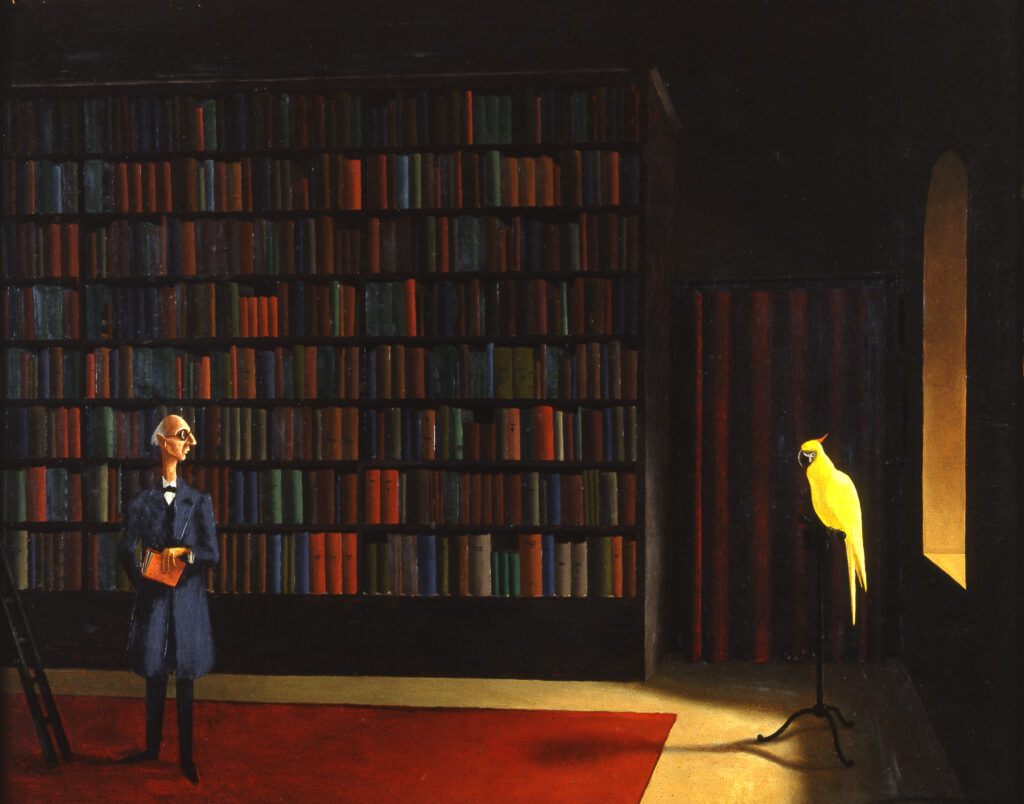 Bibliothek (1939) - Franz Sedlacek Tablo