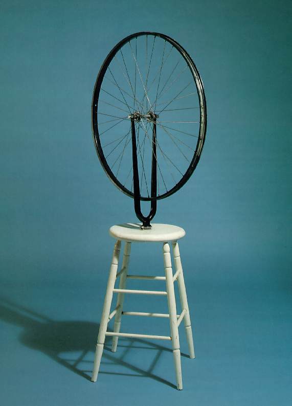 Bicycle Wheel (1913) – Marcel Duchamp Tablo