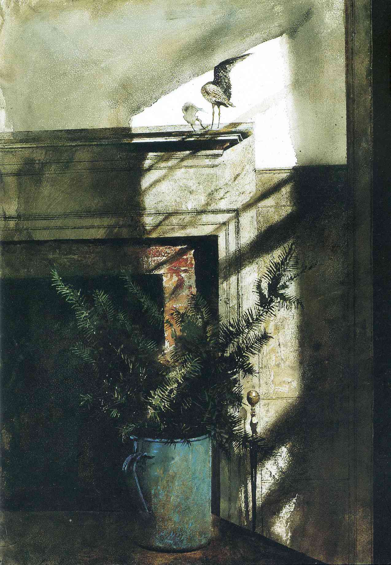 Bird In The House - Andrew Wyeth Tablo