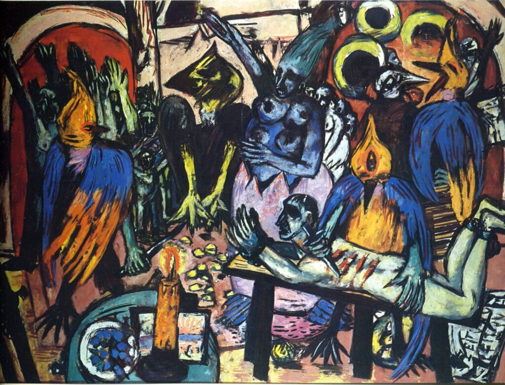 Bird's hell (1938) - Max Beckmann Tablo