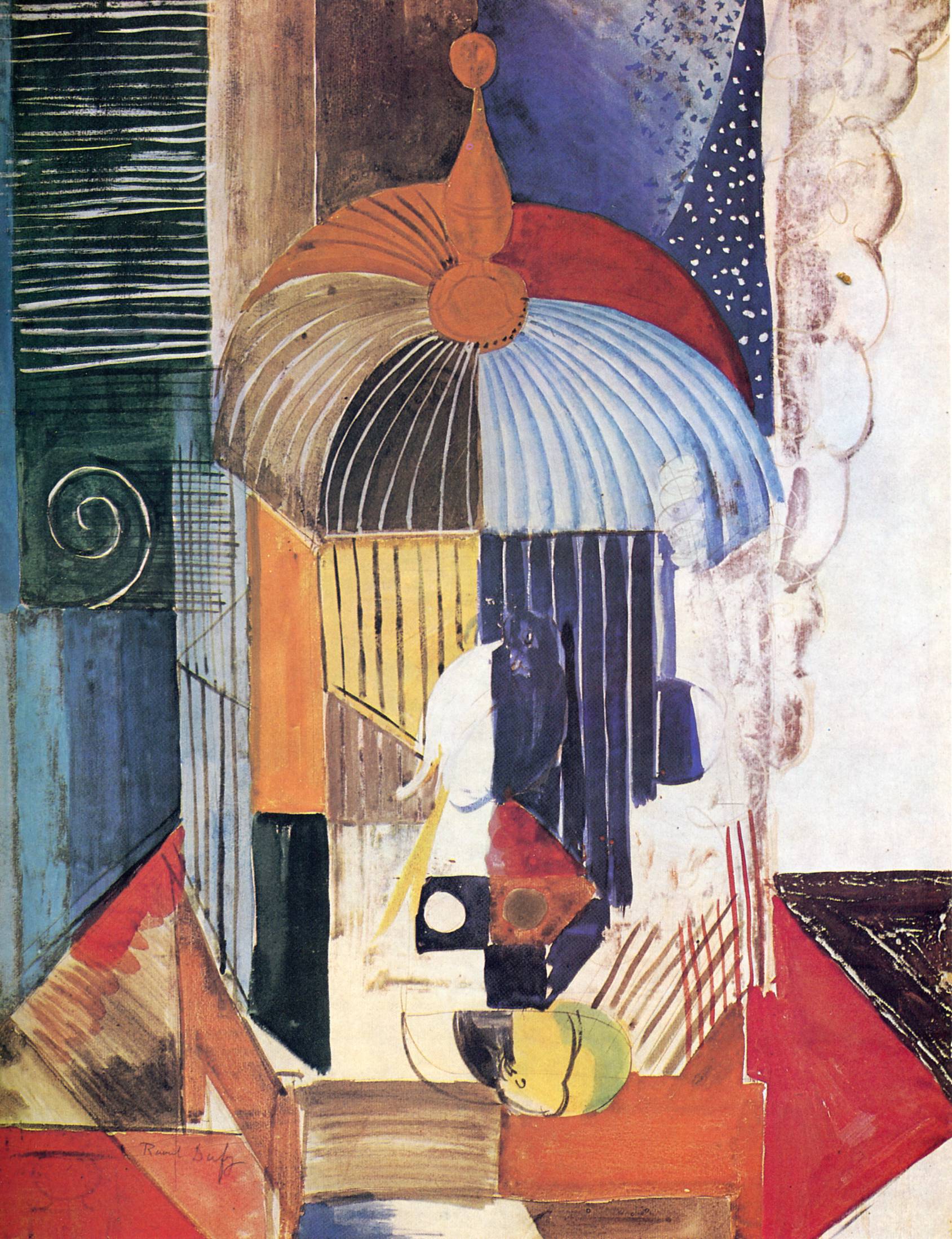 Birdcage (1914) - Raoul Dufy Tablo