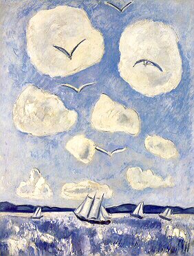 Birds of the Bagaduce (1939) - Marsden Hartley Tablo