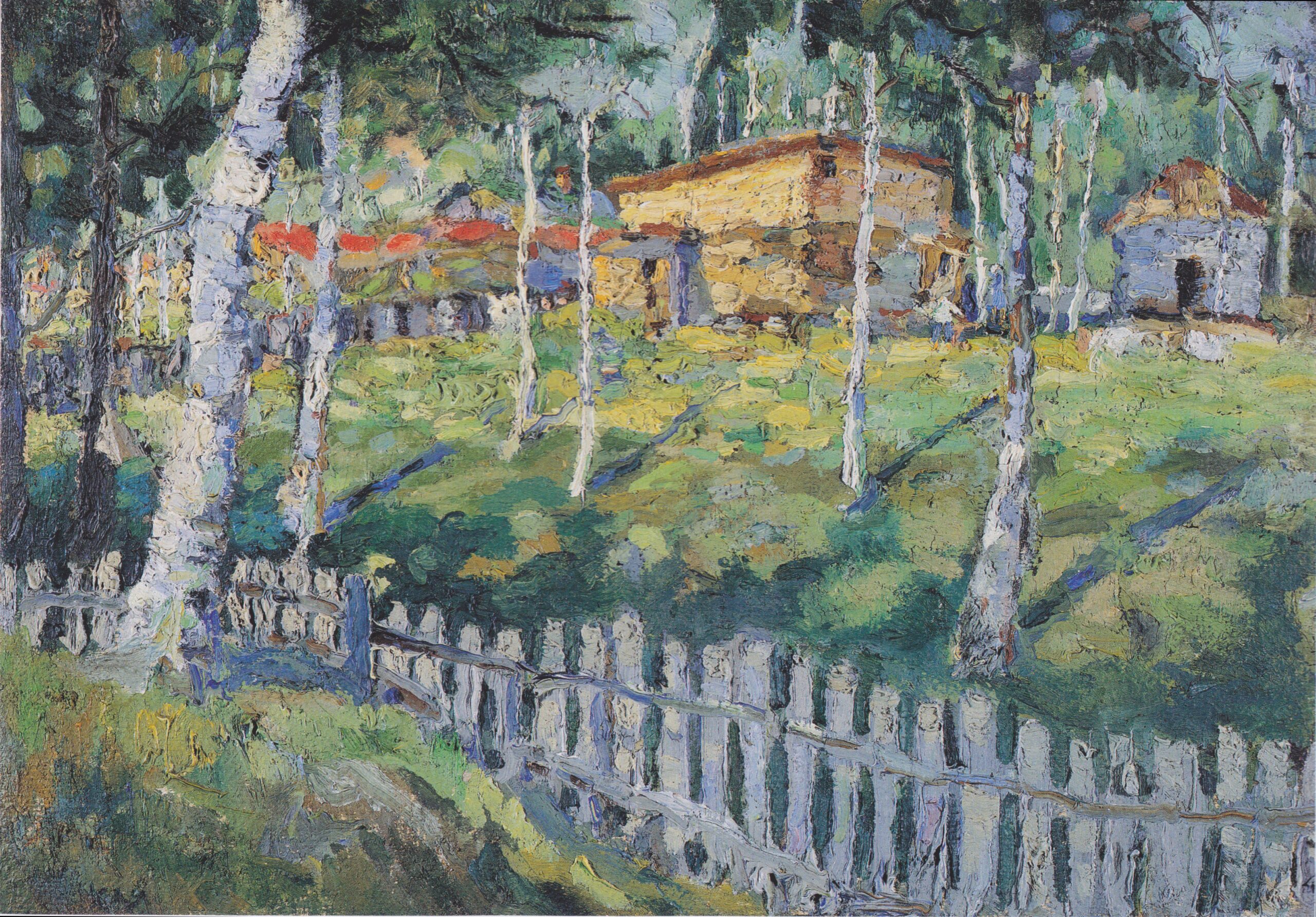 Birkenhain (1905) - Kazimir Malevich Tablo