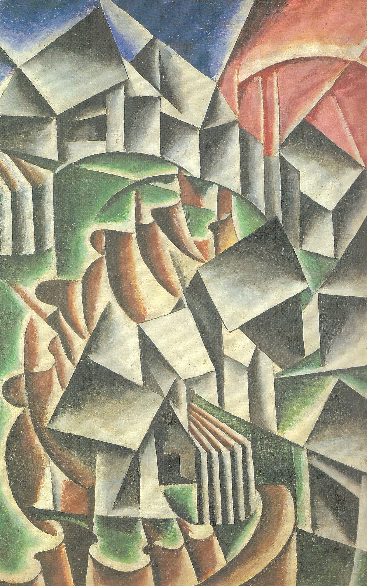 Birsk (1916) - Lyubov Popova Tablo