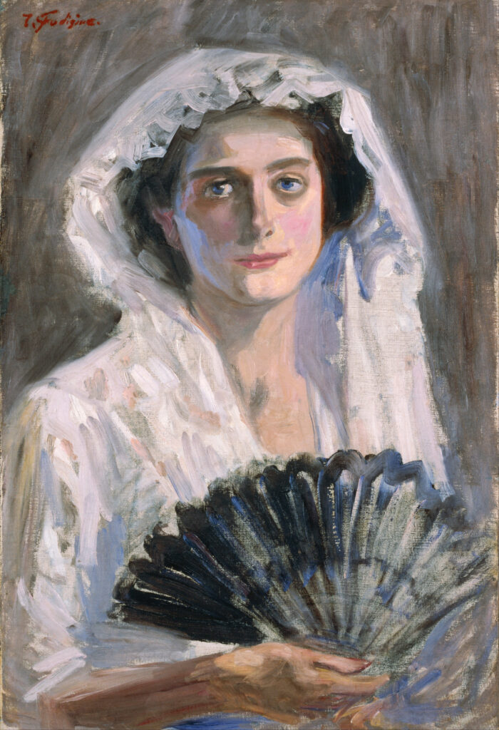 Black Fan (1909) - Fujishima Takeji Tablo