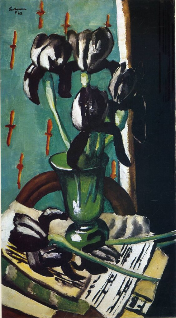 Black Irises (1928) - Max Beckmann Tablo