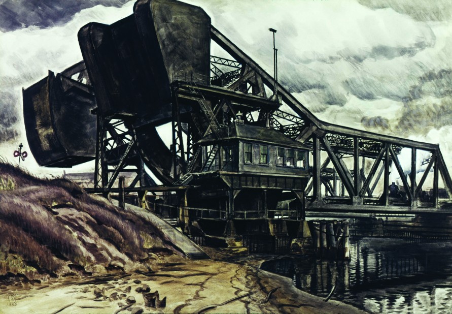 Black Iron - Charles E. Burchfield Tablo