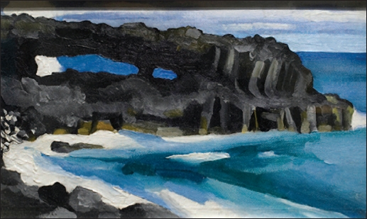 Black Lava Bridge, Hana Coast No. II (1939) - Georgia O'Keeffe Tablo