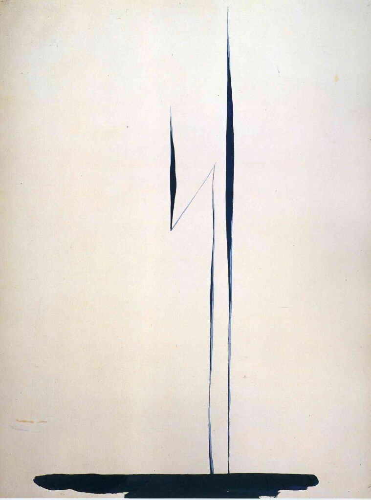 Black Lines 1 (1916) - Georgia O'Keeffe Tablo