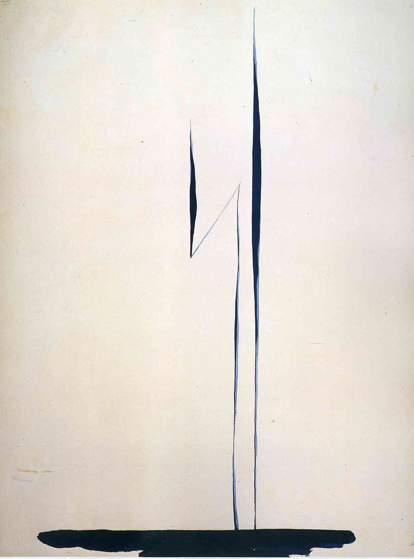 Black Lines 1 (1916) - Georgia O'Keeffe Tablo