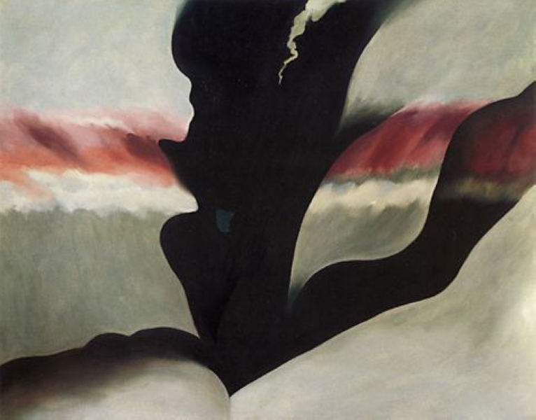 Black Place Green - Georgia O'Keeffe Tablo
