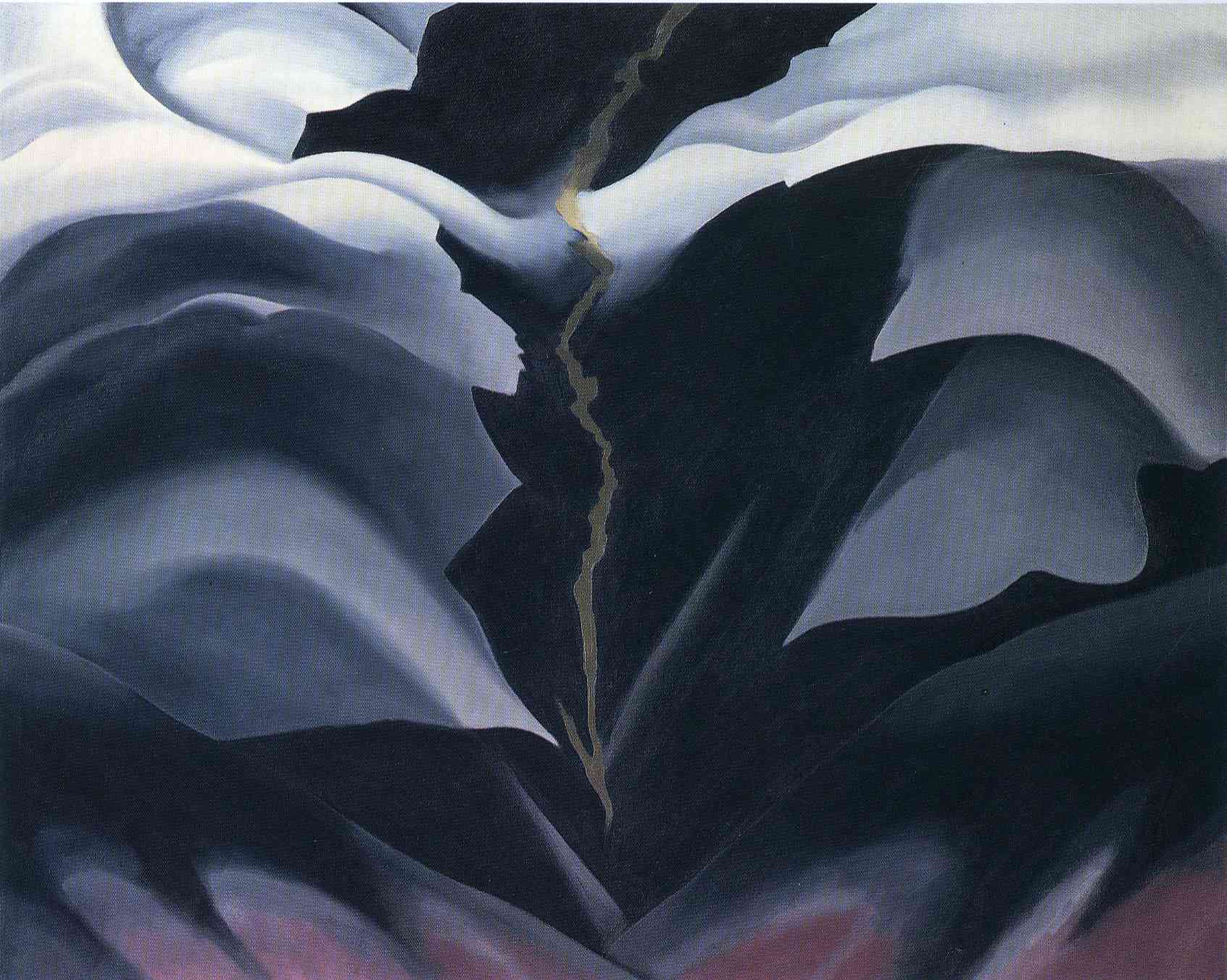 Black Place II (1944) - Georgia O'Keeffe Tablo