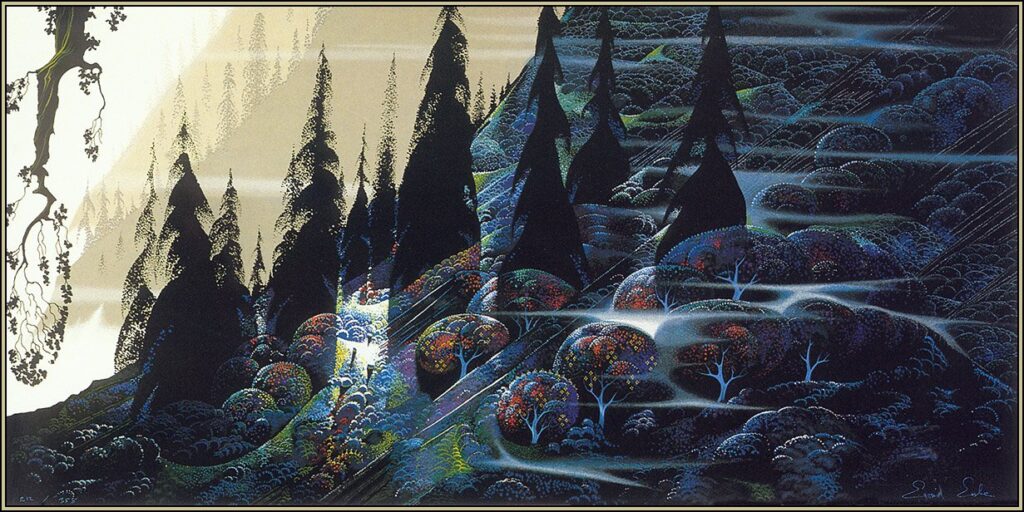 Black Spruce - Eyvind Earle Tablo