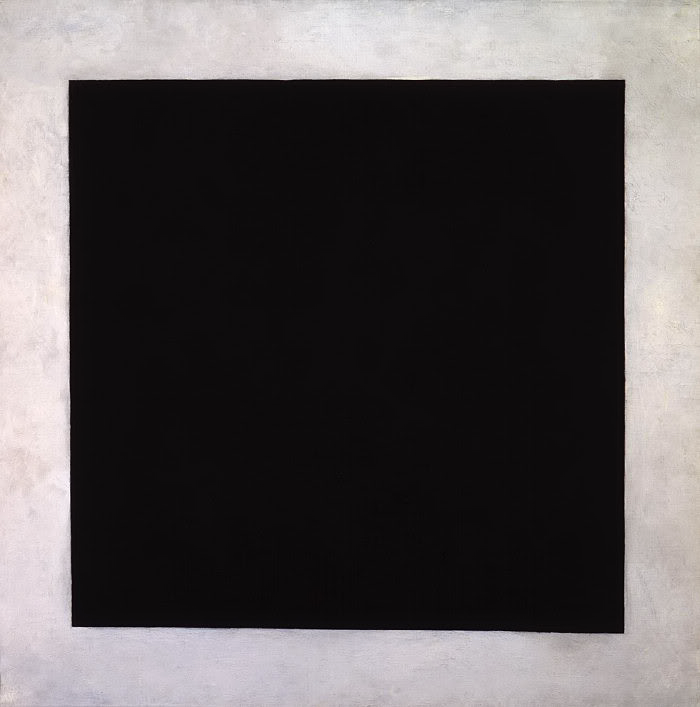 Black Square (2nd version) (1923) - Kazimir Malevich Tablo